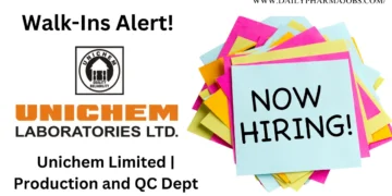 Unichem Laboratories Hiring For Production and QC Dept