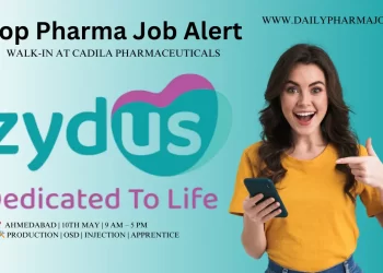Walk-In at Cadila Pharmaceuticals