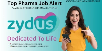 Walk-In at Cadila Pharmaceuticals