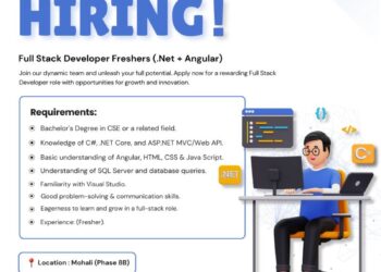We’re Hiring Full Stack Developer Freshers – Apply Today!