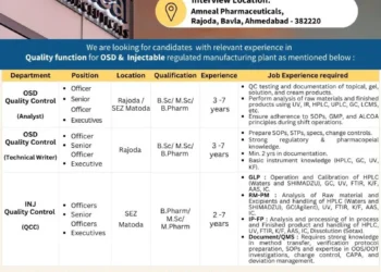 Join Amneal Pharma | Walk-In Interviews on 3rd August 2025