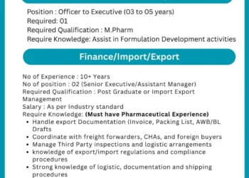Bharat Parenterals Ltd. Walk-In Interview – Hiring for Formulation, Finance & Export Roles | 14th & 15th July 2025