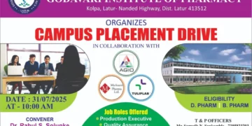 🎯 Campus Placement Drive 2025 at Godavari Institute of Pharmacy – Top Pharma Companies Hiring!
