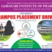 🎯 Campus Placement Drive 2025 at Godavari Institute of Pharmacy – Top Pharma Companies Hiring!