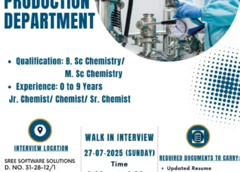 Deccan Fine Chemicals – Walk-In Interviews for Freshers & Experienced on 27th July 2025