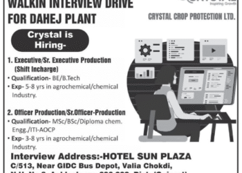 “Crystal Crop Protection Ltd – Walk-in Interview on 30th July 2025”