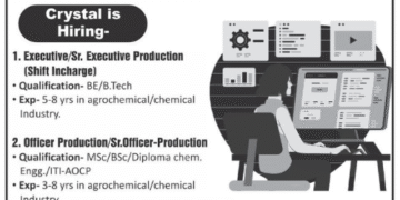 “Crystal Crop Protection Ltd – Walk-in Interview on 30th July 2025”