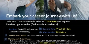 TCS BPS Walk-In Drive – Indore | 4th July 2025