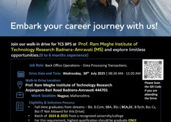 TCS Walk-in Drive for Freshers – 30th July 2025