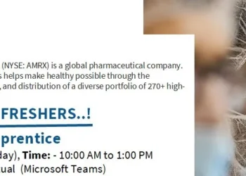 Amneal Pharmaceuticals – Hiring Freshers for Apprentice Role | 2nd September 2025