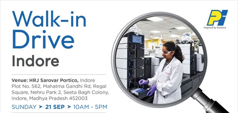 PI Industries – Walk-In Drive in Indore on 21st September 2025