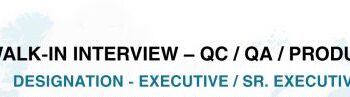 Sekhmet Pharmaventures – Walk-In Interview for QC / QA / Production (Executive & Sr. Executive) on 17th September 2025 – 4th October 2025