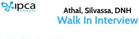 Ipca Laboratories Ltd – Walk-In Interview for Quality Assurance & Quality Control (Athal, Silvassa) on 21st September 2025