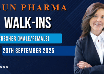 SUN Pharmaceutical Industries Ltd. – Walk-In Drive on 20th September 2025