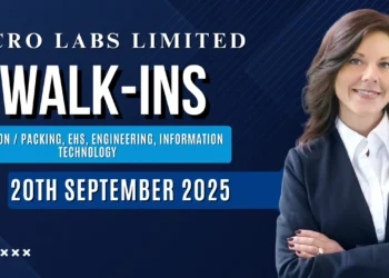 Micro Labs Limited – Walk-In Drive on 20th September 2025