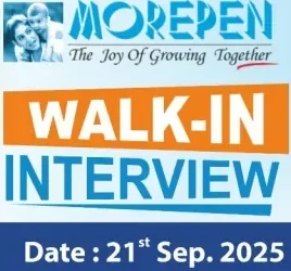 Morepen Laboratories Ltd – Walk-In Interview for Formulation Unit on 21ˢᵗ September 2025