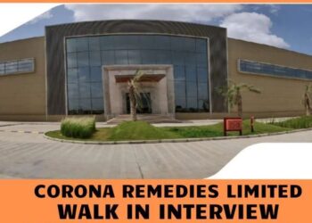 Corona Remedies Limited – Walk-In Interview on 5th October 2025