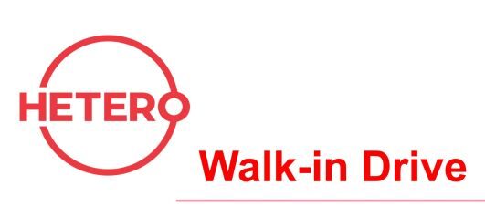 Hetero – Walk-In Drive | Quality Control | Quality Assurance | Production | Packing on 27th September 2025