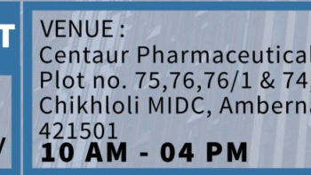 Centaur Pharmaceuticals – Job Fair (Quality Control & Analytical R&D)