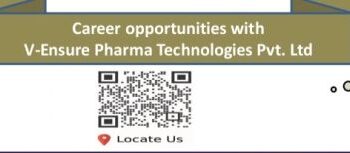 V-Ensure Pharma Technologies Pvt. Ltd. – Walk-In Drive on 27ᵗʰ September 2025