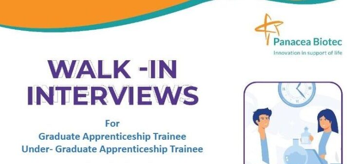Panacea Biotec Ltd – Walk-In Interviews on 11th October 2025
