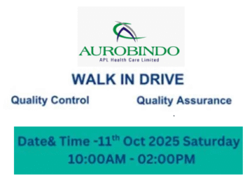 APL Health Care Limited – Walk-In Drive on 11th October 2025