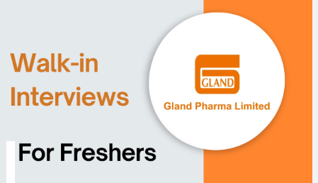 Gland Pharma Ltd – Mega Apprentice Walk-In Drive on 30th October 2025