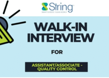 String Bio Pvt. Ltd. – Walk-In Interview for Quality Control Department