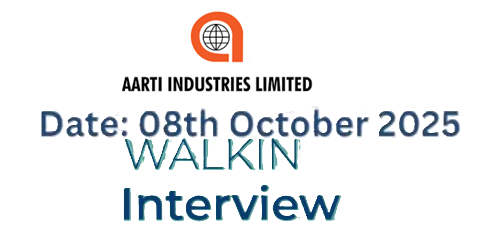 Aarti Industries – Walk-In Interview on 08th October 2025