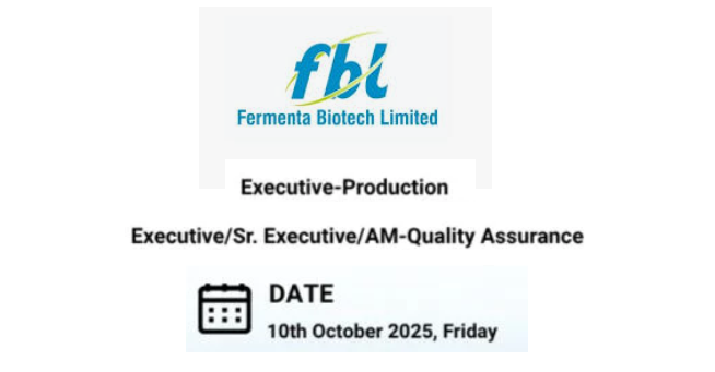 Fermenta Biotech Ltd – Career Fair on 10th October 2025