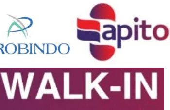 Aurobindo Pharma – Apitoria Pharma Private Limited Walk-In Drive on 9th October 2025