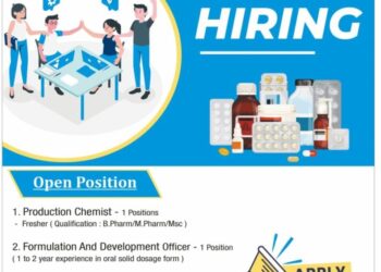 Swiss Pharma Pvt. Ltd. – Hiring for Multiple Positions ||