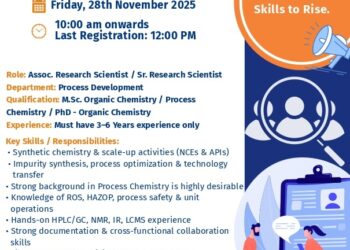 Eurofins Advinus – Walk-In Drive for Process Development on 28th November 2025