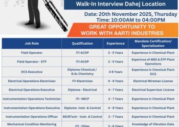Aarti Industries – Walk-In Interview on 20th November 2025