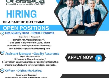 Brassica Pharma Pvt. Ltd. – Hiring for Multiple Positions |