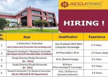 Accuprec Research Labs Pvt. Ltd. – Hiring for Multiple Positions |