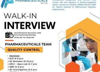 Avenza Pharmaceuticals Pvt. Ltd – Walk-In Interview on 22nd, 23rd, 24th November 2025