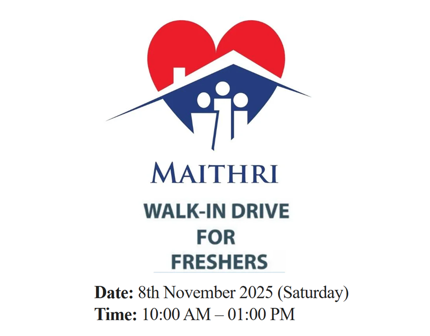 Maithri Drugs Private Limited – Walk-In Interview for Freshers on 8th November 2025