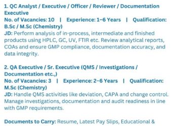 Zenfold Sustainable Technologies – Walk-In Interviews for QA / QC Departments on 13th, 14th & 15th November 2025