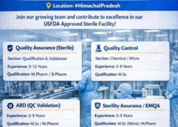 Immacule Lifesciences Pvt. Ltd – Hiring For Multiple Departments (USFDA Approved Sterile Facility) || Apply Now