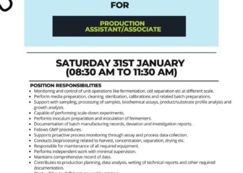 String Bio Private Limited – Walk-In Interview For Production & Research Roles on 31 January 2026