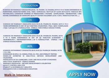 Aculife Healthcare Pvt. Ltd. – Walk-In Interview For Multiple Departments on 30 January 2026