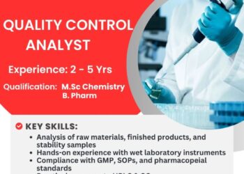 Caplin Point Laboratories – Hiring for Quality Control Analyst || Apply Now