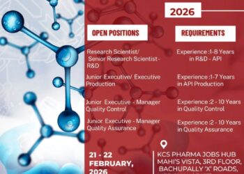 Lee Pharma Limited – Walk-In Interview For Multiple Departments on 21–22 February 2026