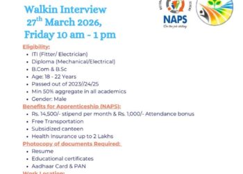 Granules India Ltd – Walk-In Interview For Apprenticeship (Production & Warehouse) on 27 March 2026