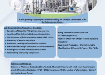 Aculife Healthcare Pvt. Ltd – Walk-In Interview For Production & QA on 10 April 2026