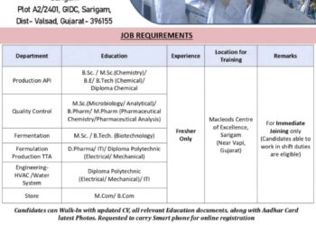 Macleods Pharmaceuticals Ltd – Walk-In Interview For Freshers on 10 April 2026