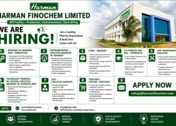 Harman Finochem Limited – Hiring For Multiple Departments || Apply Now